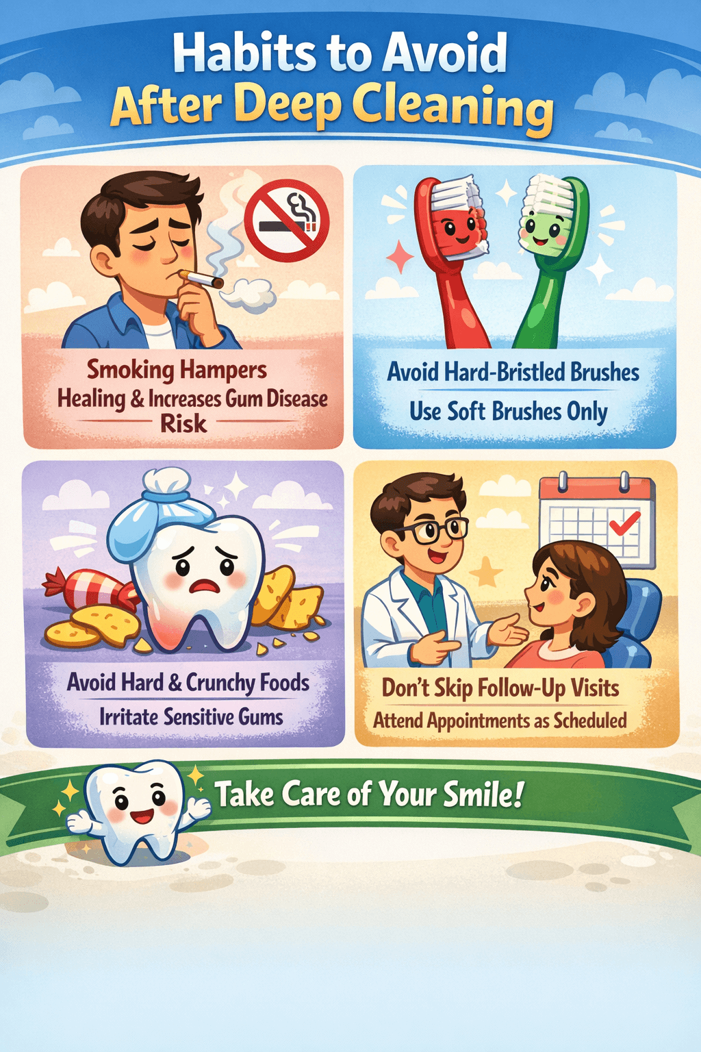 Habits to Avoid After Deep Cleaning