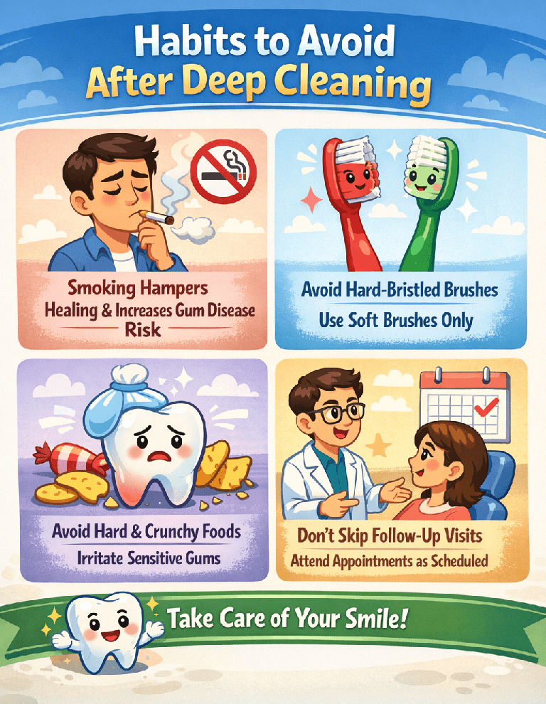 Home Care Tips for Gum Healing After Deep Cleaning